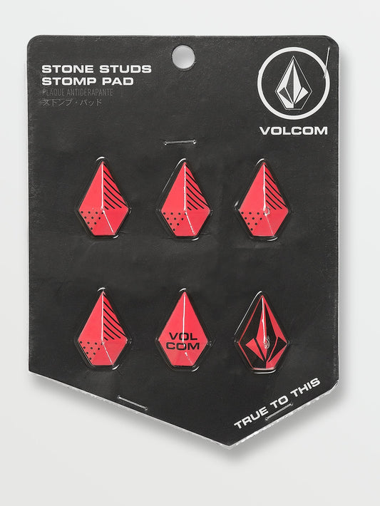 Stone Studs Stomp Pads - Orange Shock