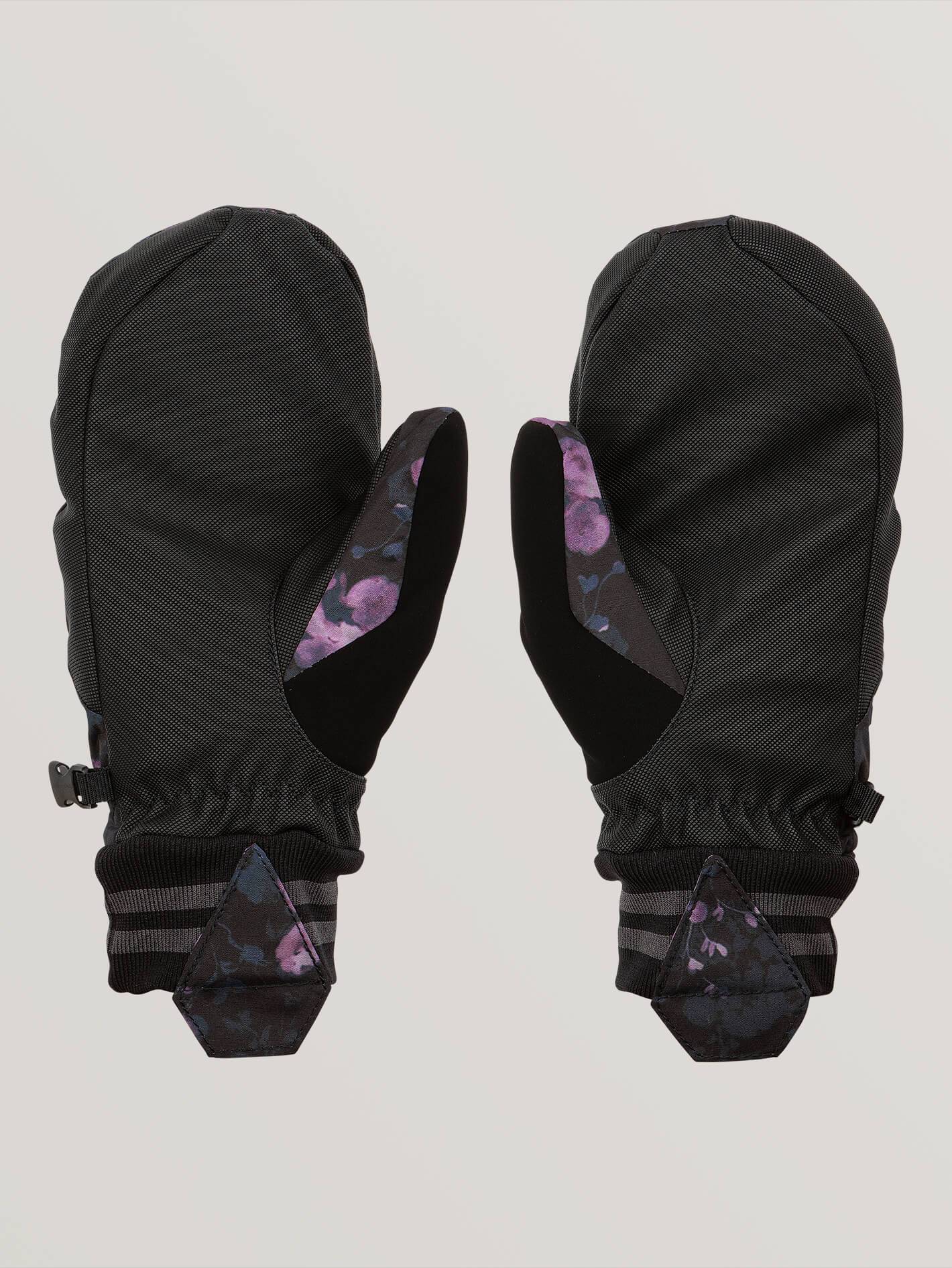 Womens Bistro Mitt - Black Floral Print
