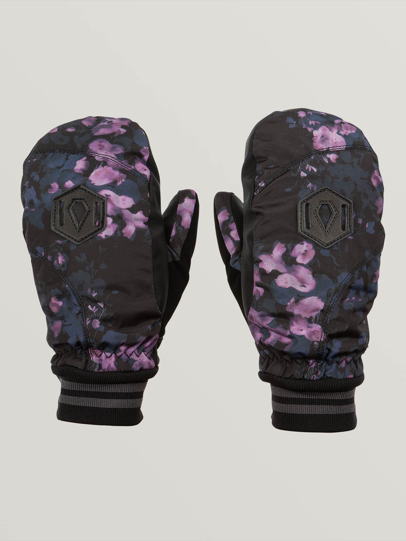 Womens Bistro Mitt - Black Floral Print