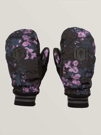Womens Bistro Mitt - Black Floral Print