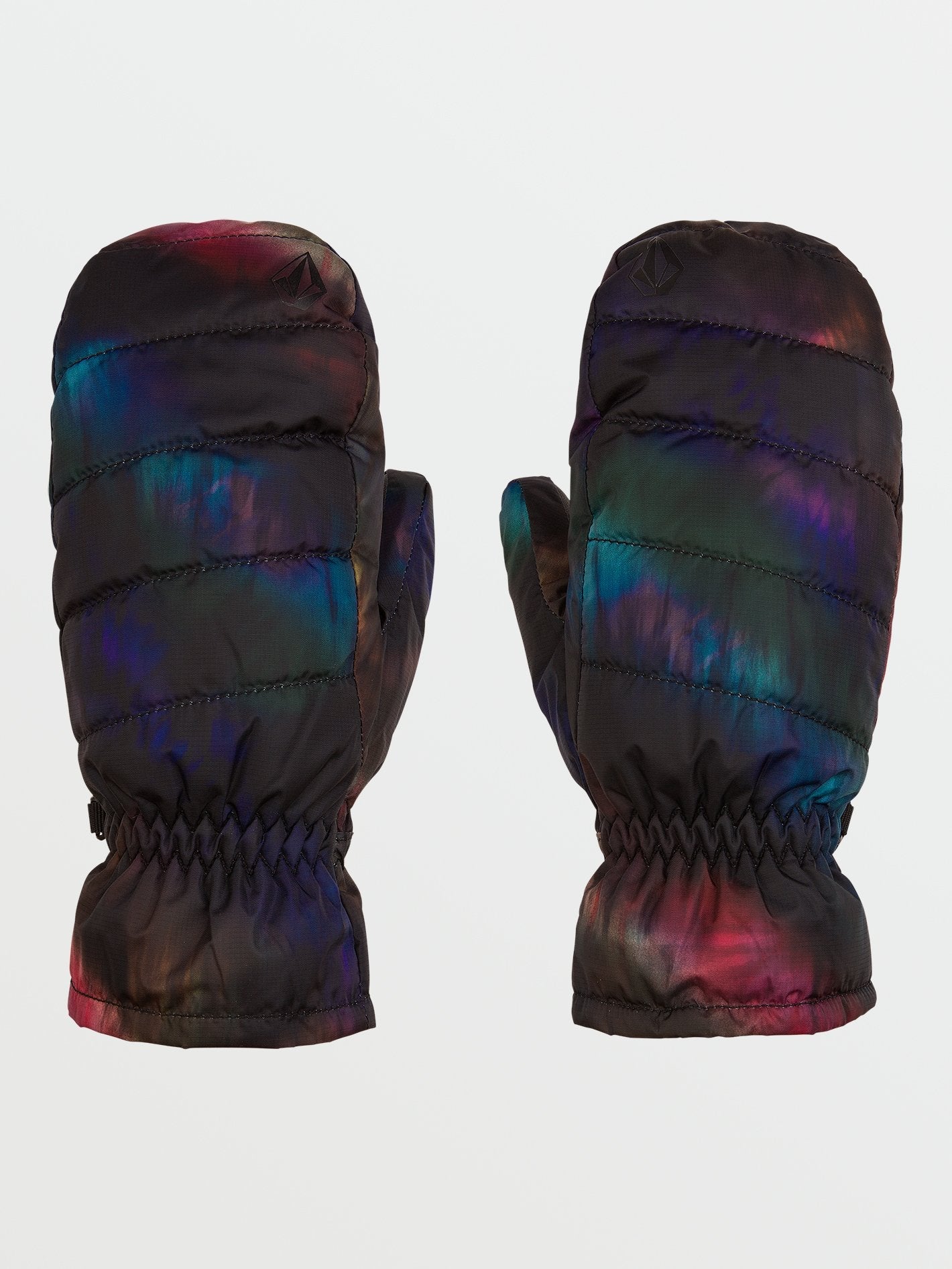 Puff Puff Mittens - BLUE TIE-DYE