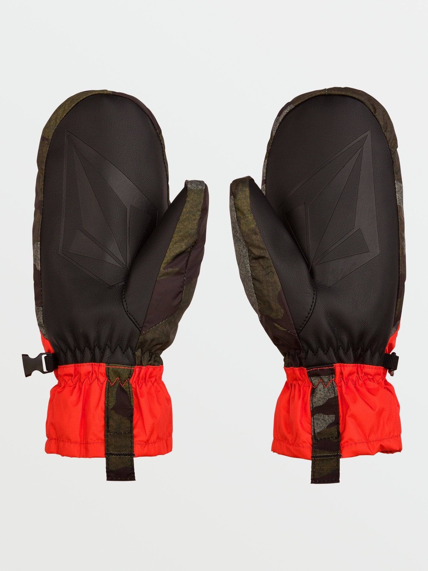 Puff Puff Mittens - ORANGE