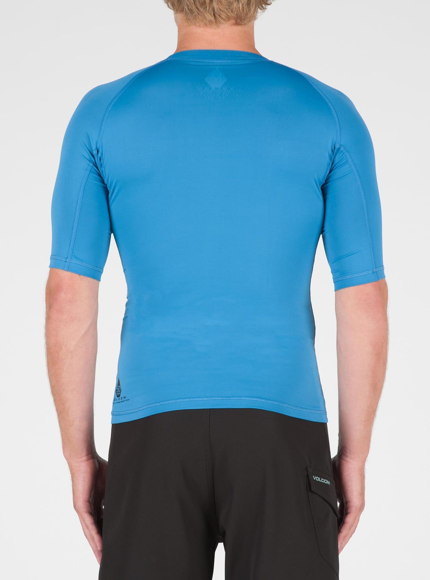 Lido Solid Short Sleeve Rashguard - Deep Water