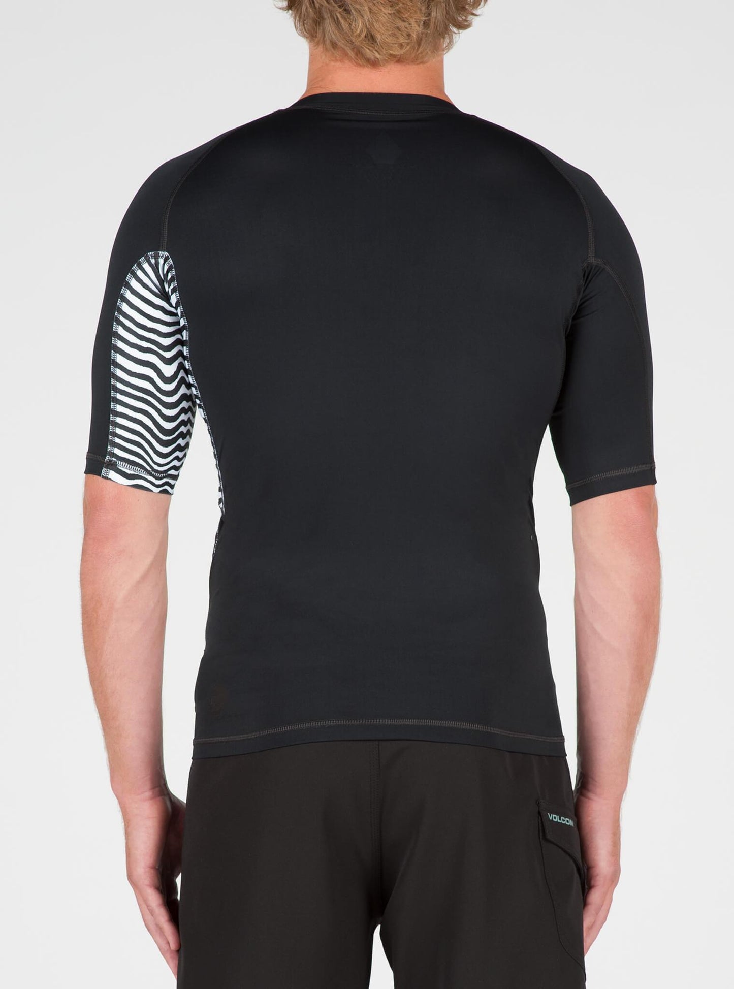 Vibes Short Sleeve Rashguard - Black