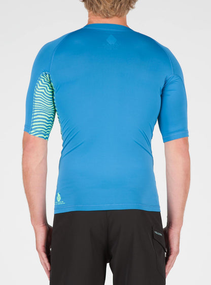 Vibes Short Sleeve Rashguard - Deep Water