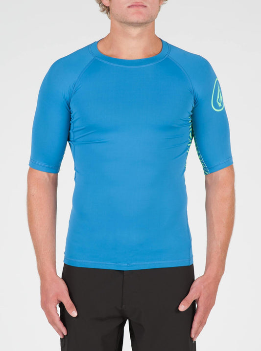 Vibes Short Sleeve Rashguard - Deep Water