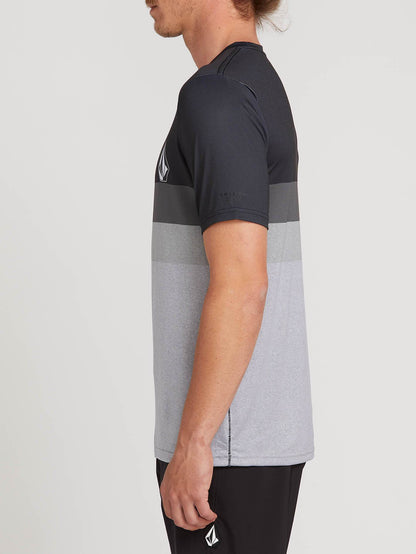 Lido Block Lycra   - Pewter