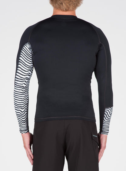 Vibes Long Sleeve Rashguard - Black