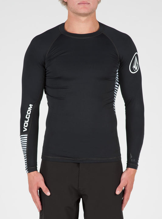 Vibes Long Sleeve Rashguard - Black