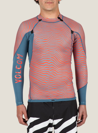 Vibes Long Sleeve Rashguard - Deep Water