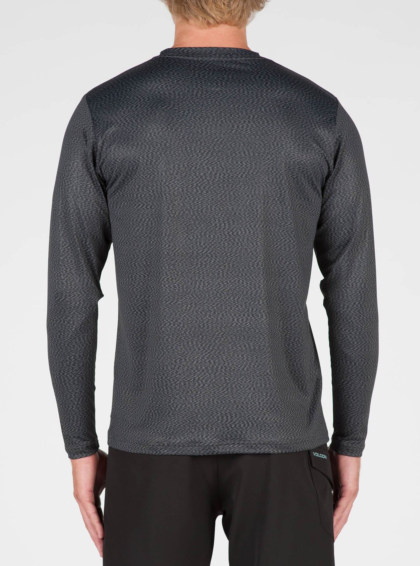 Distortion Long Sleeve Surf Shirt - Stealth