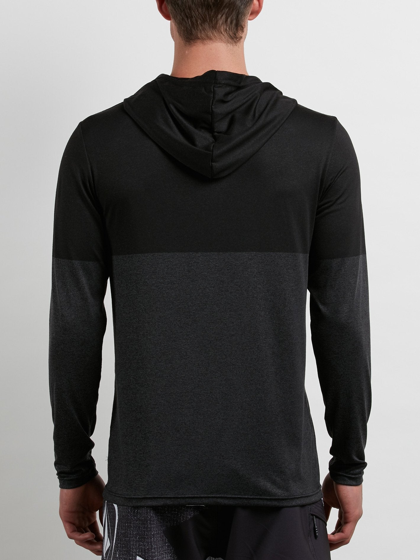 Lido Heather Block Long Sleeve  - Charcoal Heather