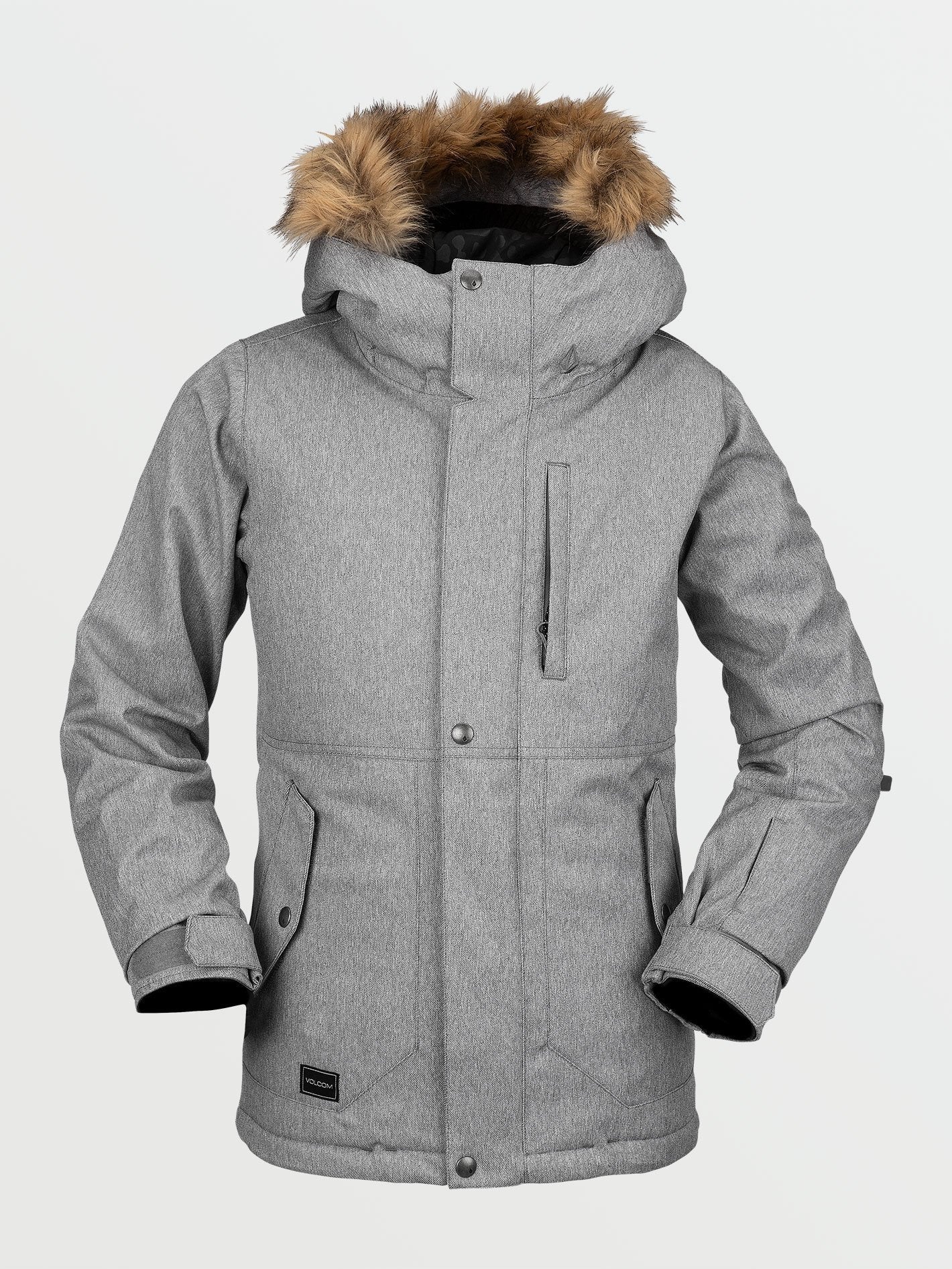 So Minty Insulated Jacket - Heather Grey (Kids)