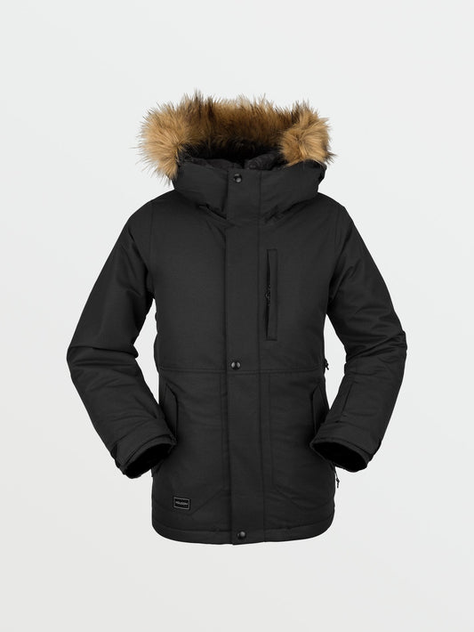 So Minty Insulated Jacket - BLACK - (KIDS)