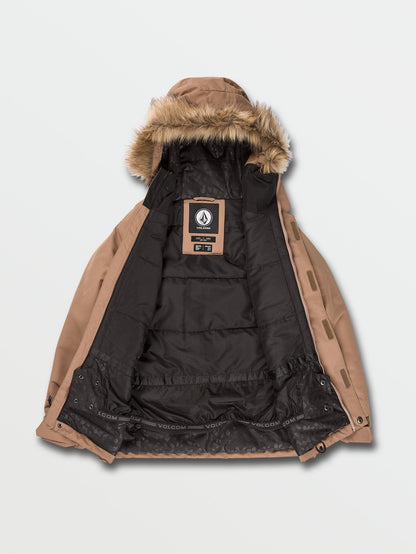So Minty Insulated Jacket - COFFEE - (KIDS)