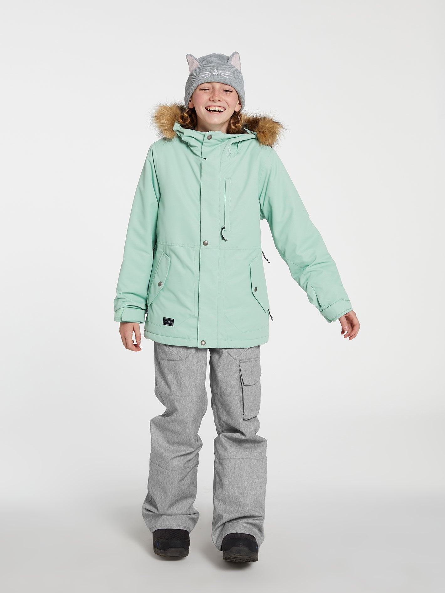 So Minty Insulated Jacket - MINT - (KIDS)