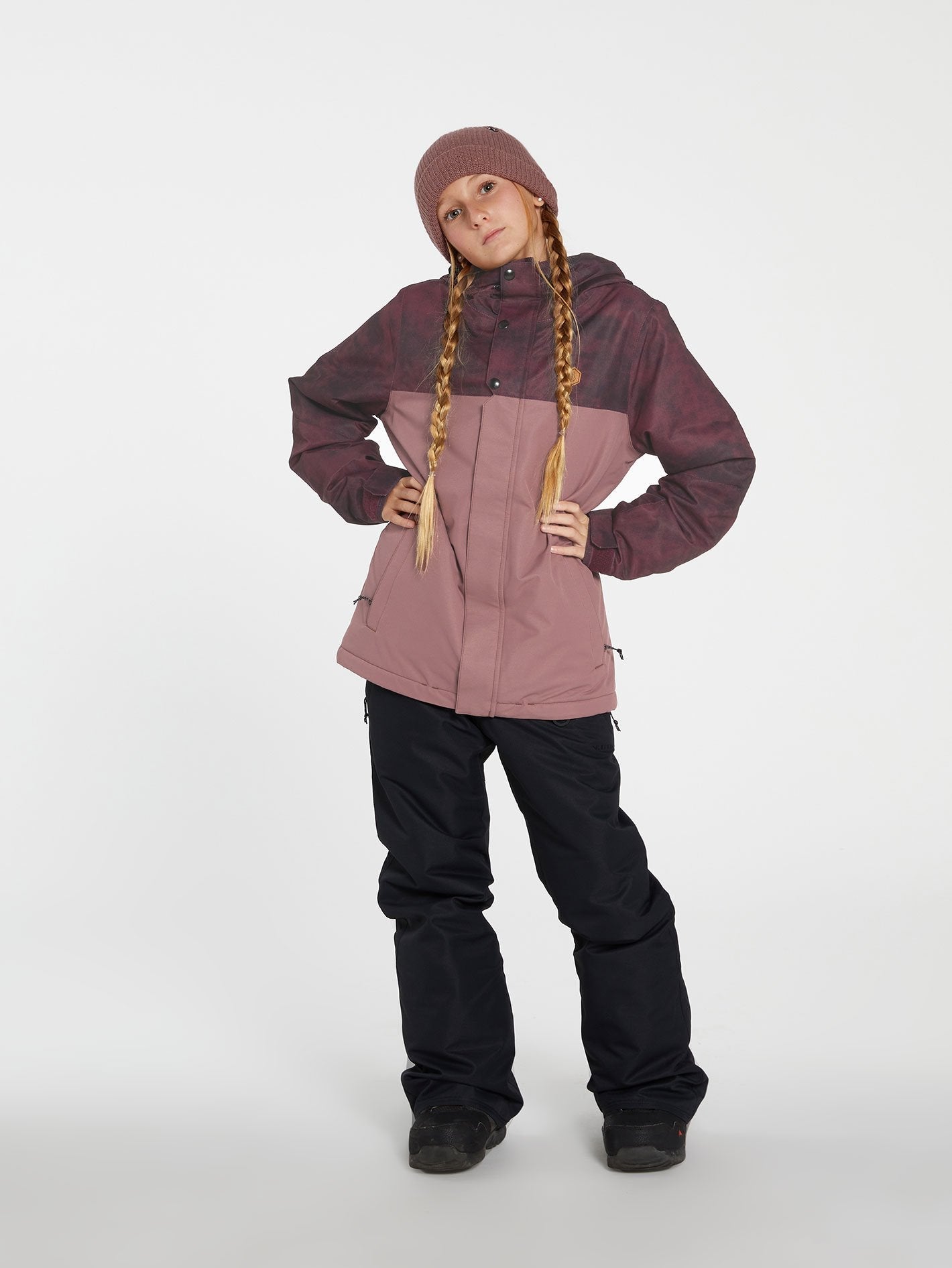 Sass'N'Frass Insulated Jacket - ACID MERLOT - (KIDS)