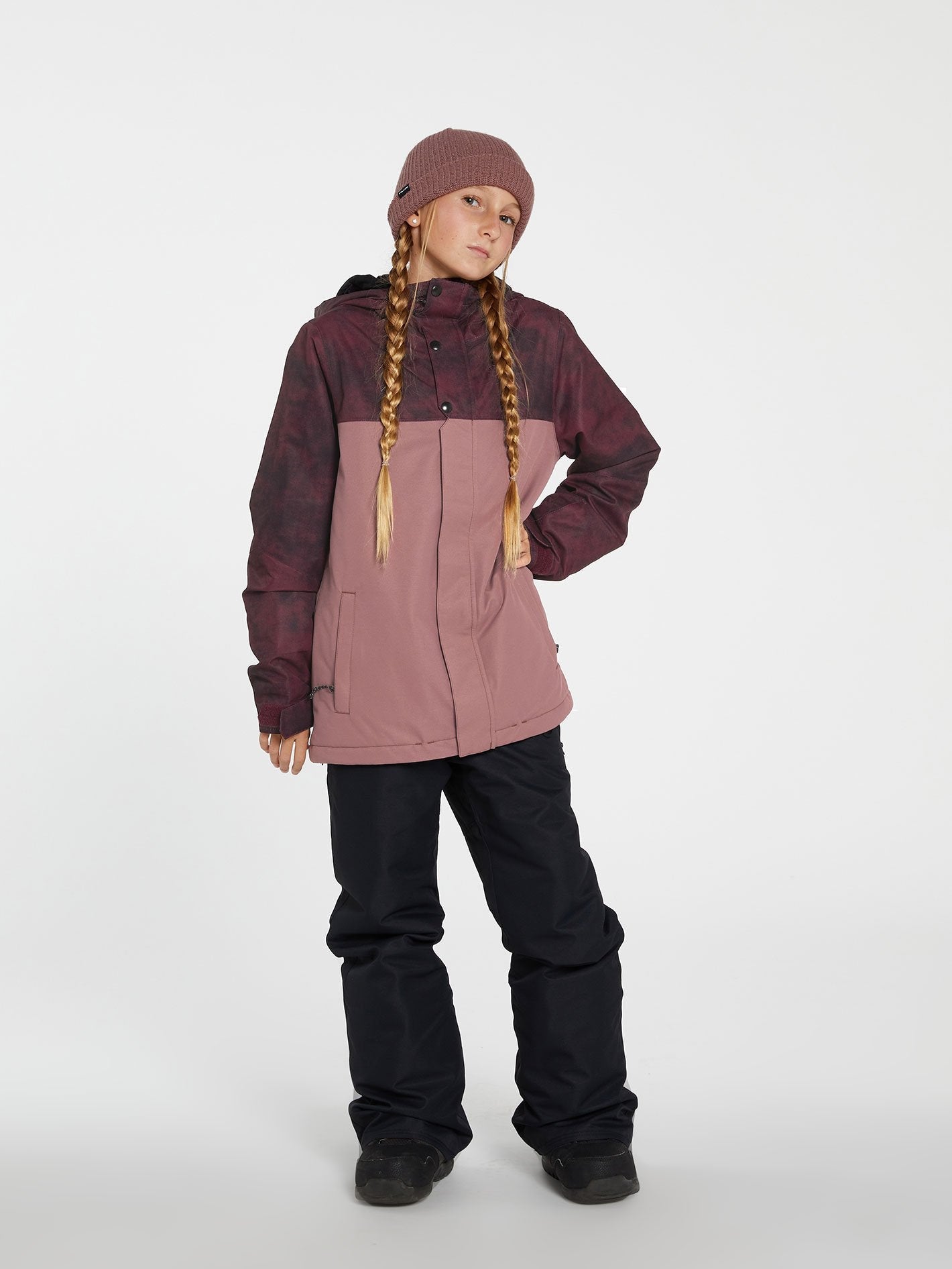 Sass'N'Frass Insulated Jacket - ACID MERLOT - (KIDS)