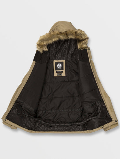 So Minty Insulated Jacket - DARK KHAKI - (KIDS)