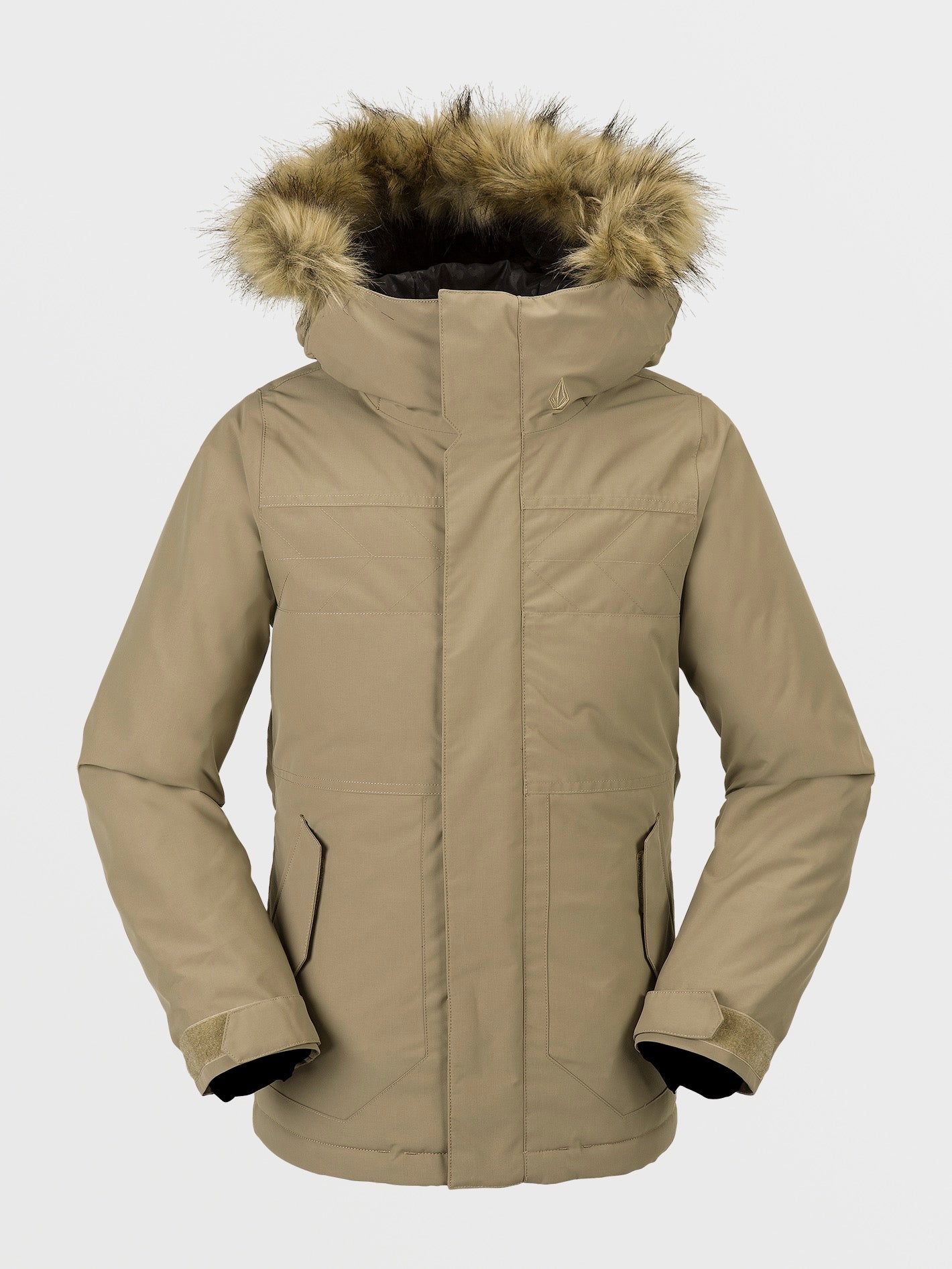 So Minty Insulated Jacket - DARK KHAKI - (KIDS)