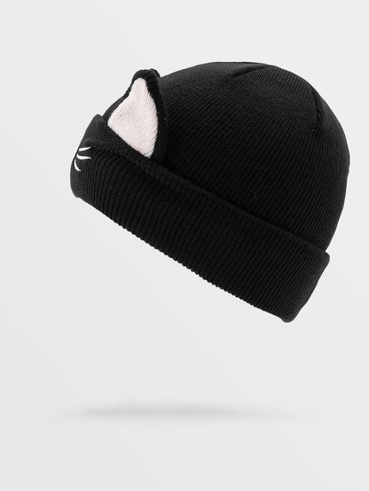 Snow Creature Beanie - Black (Kids)