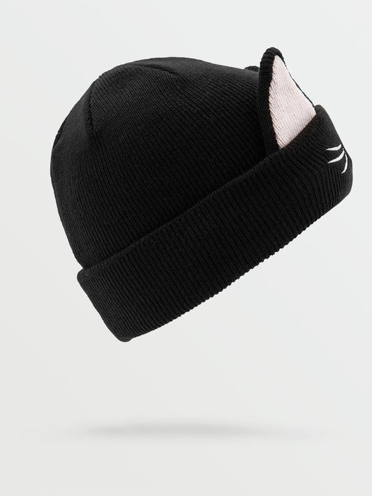 Snow Creature Beanie - Black (Kids)