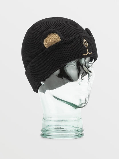 Snow Creature Beanie - BLACK - (KIDS)