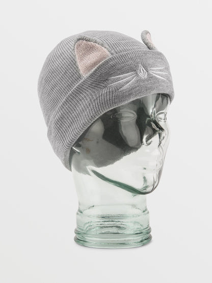 Snow Creature Beanie - HEATHER GREY - (KIDS)