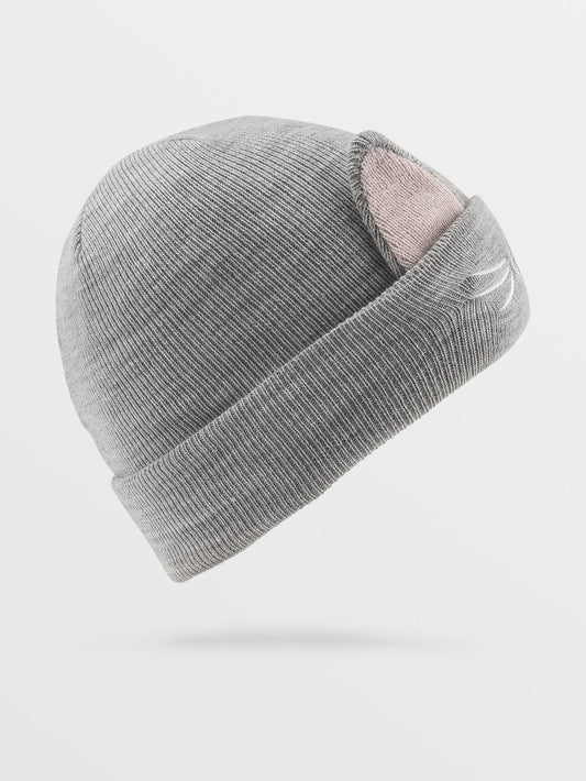 Snow Creature Beanie - HEATHER GREY - (KIDS)