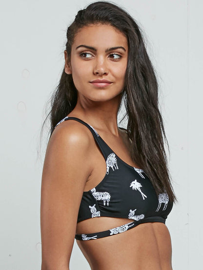 Z For Zebra Scoop Neck - Black