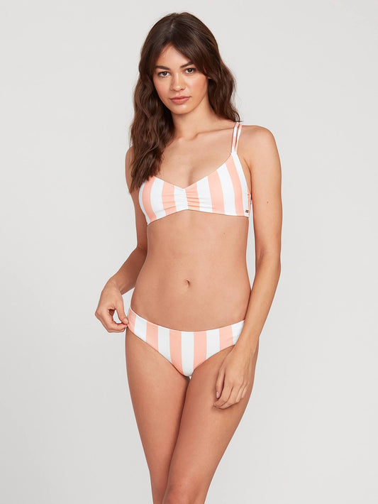 Coco Vneck Bikini Top - Guava