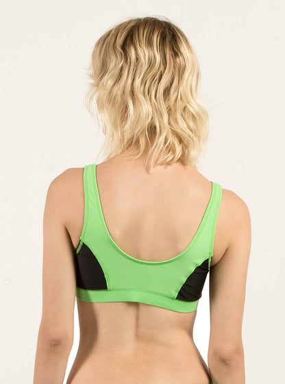 GMJ Crop Top - Electric Green