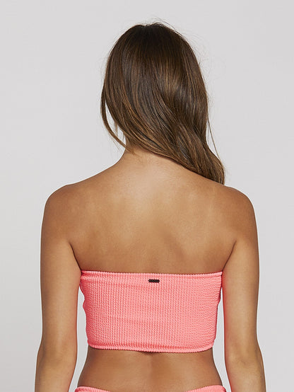 On Ur Neon Tube  Top - Neon Pink