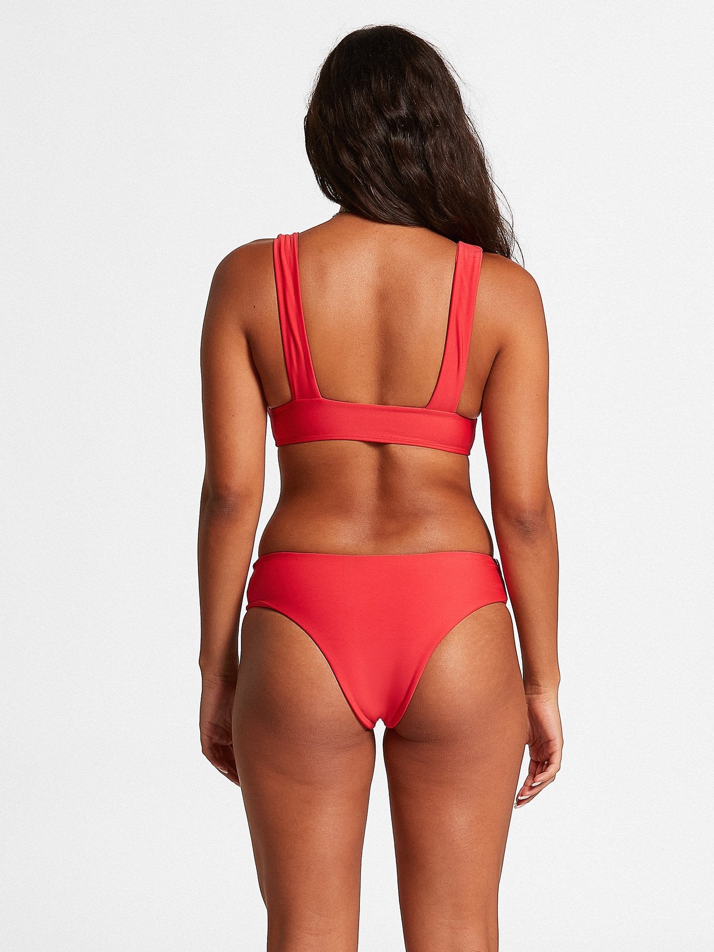 Simply Seamless Halter Bikini Top - True Red