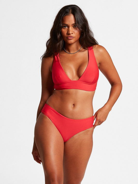 Simply Seamless Halter Bikini Top - True Red