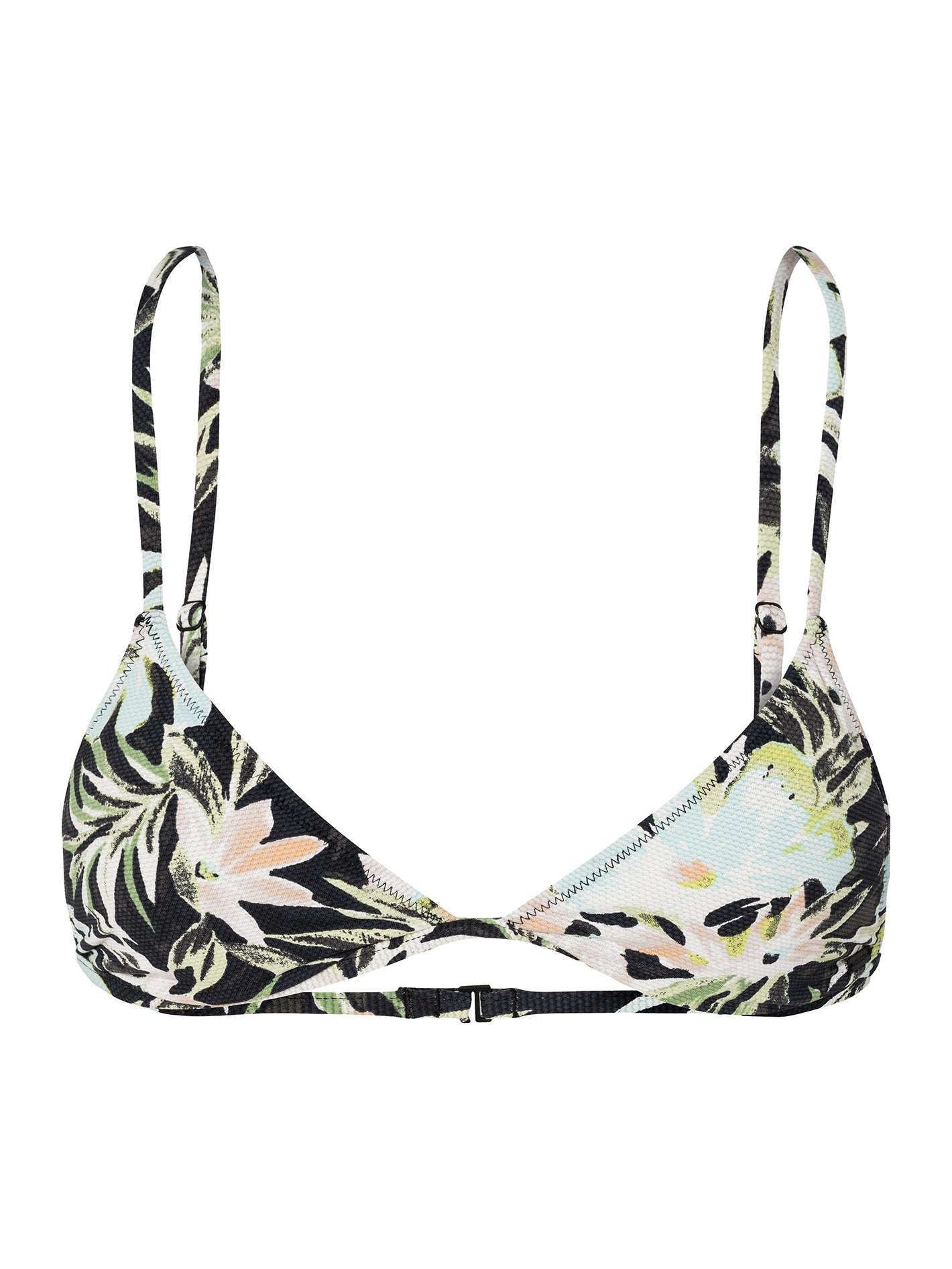 Off Tropic Triangle Bikini Top - Multi