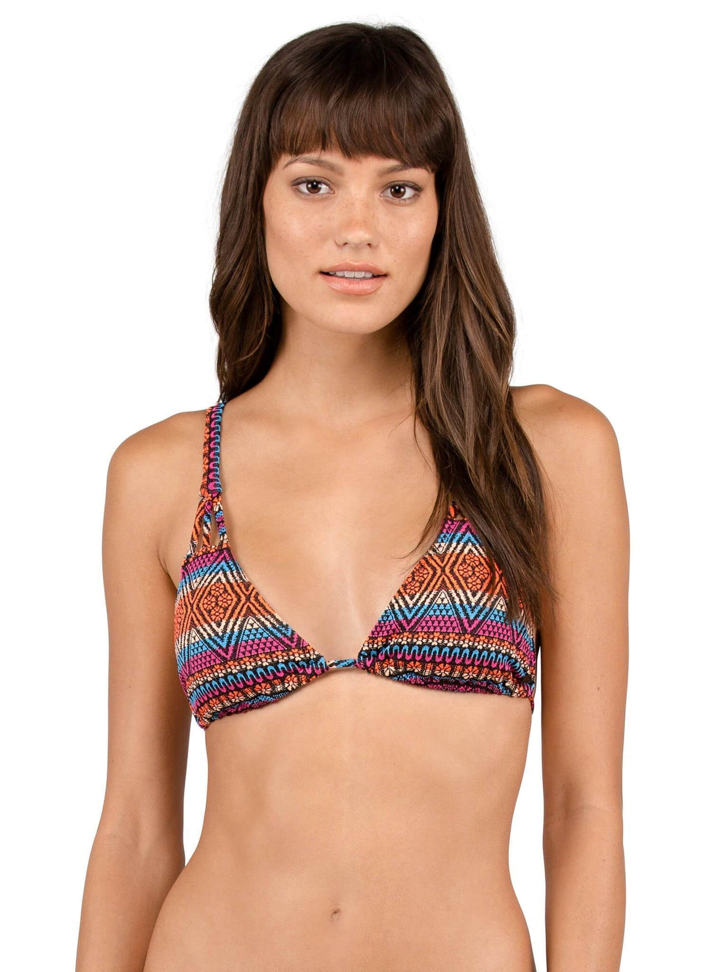 Seas The Day Triangle Top - Firecracker