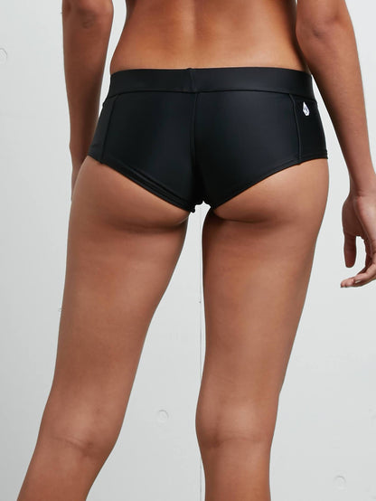 Simply Solid Boy Cut Bottoms - Black
