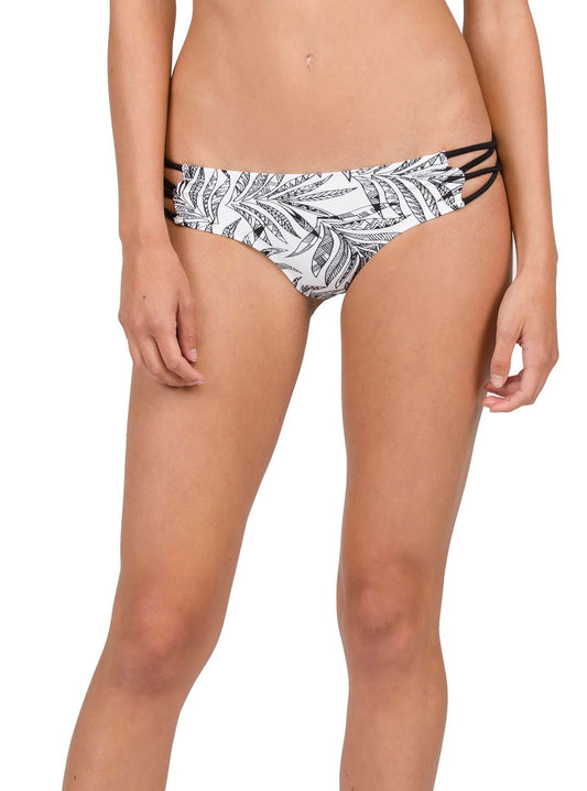 Leaf Me Alone Cheeky Bottoms - Black