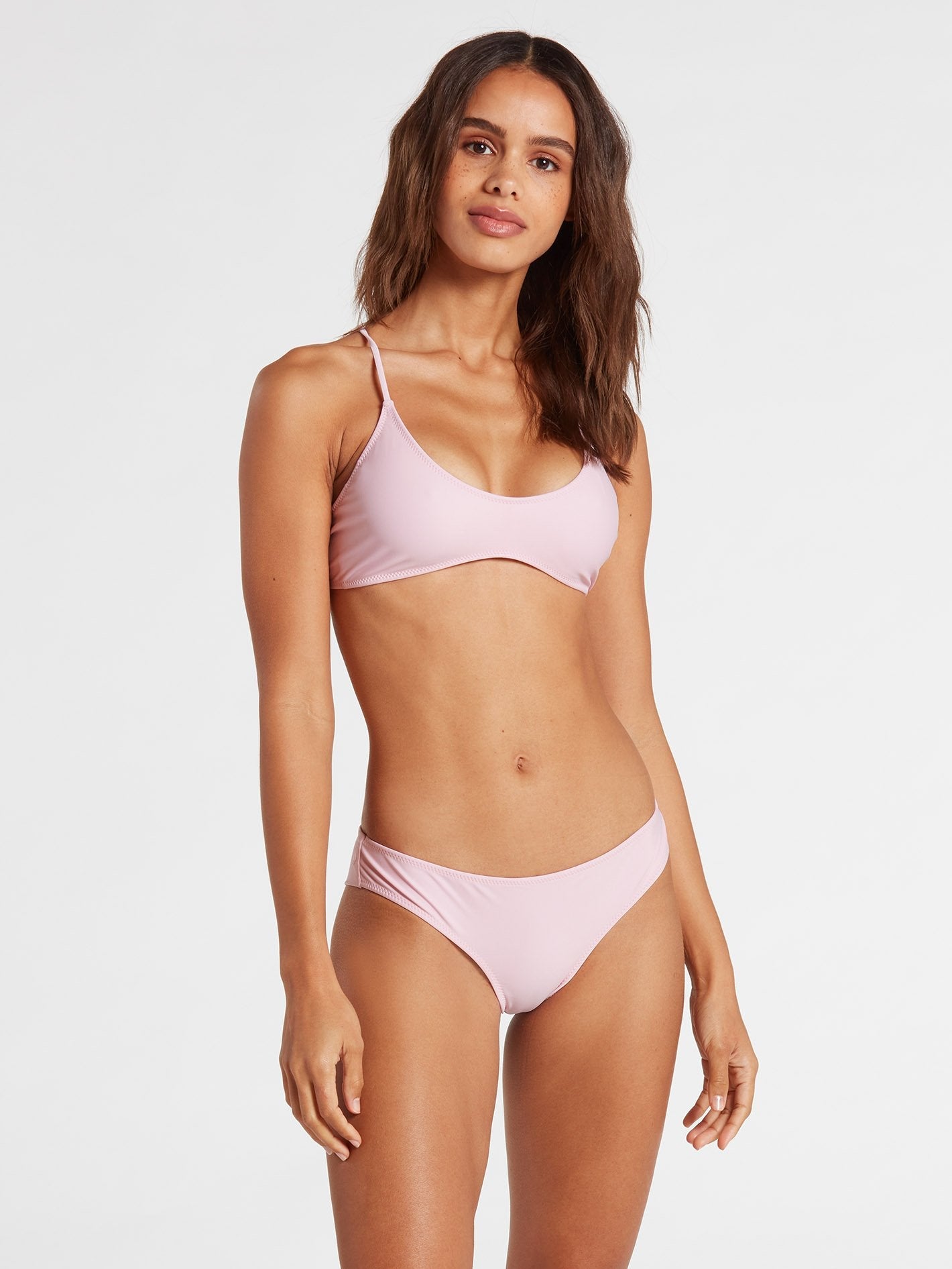 Simply Solid Cheekini Bikini Bottom - BLUSH PINK