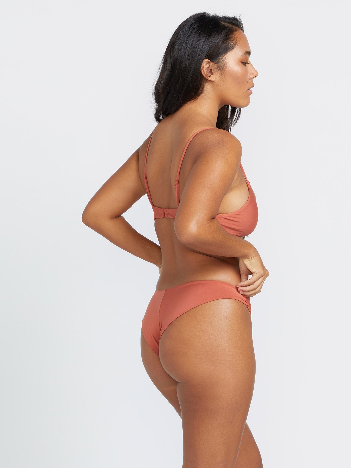 Simply Seamless Cheekini Bikini Bottom - ROSEWOOD