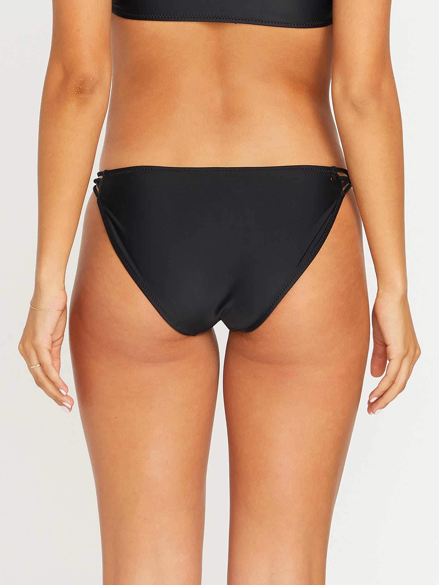 Simply Solid Full Bikini Bottom - BLACK