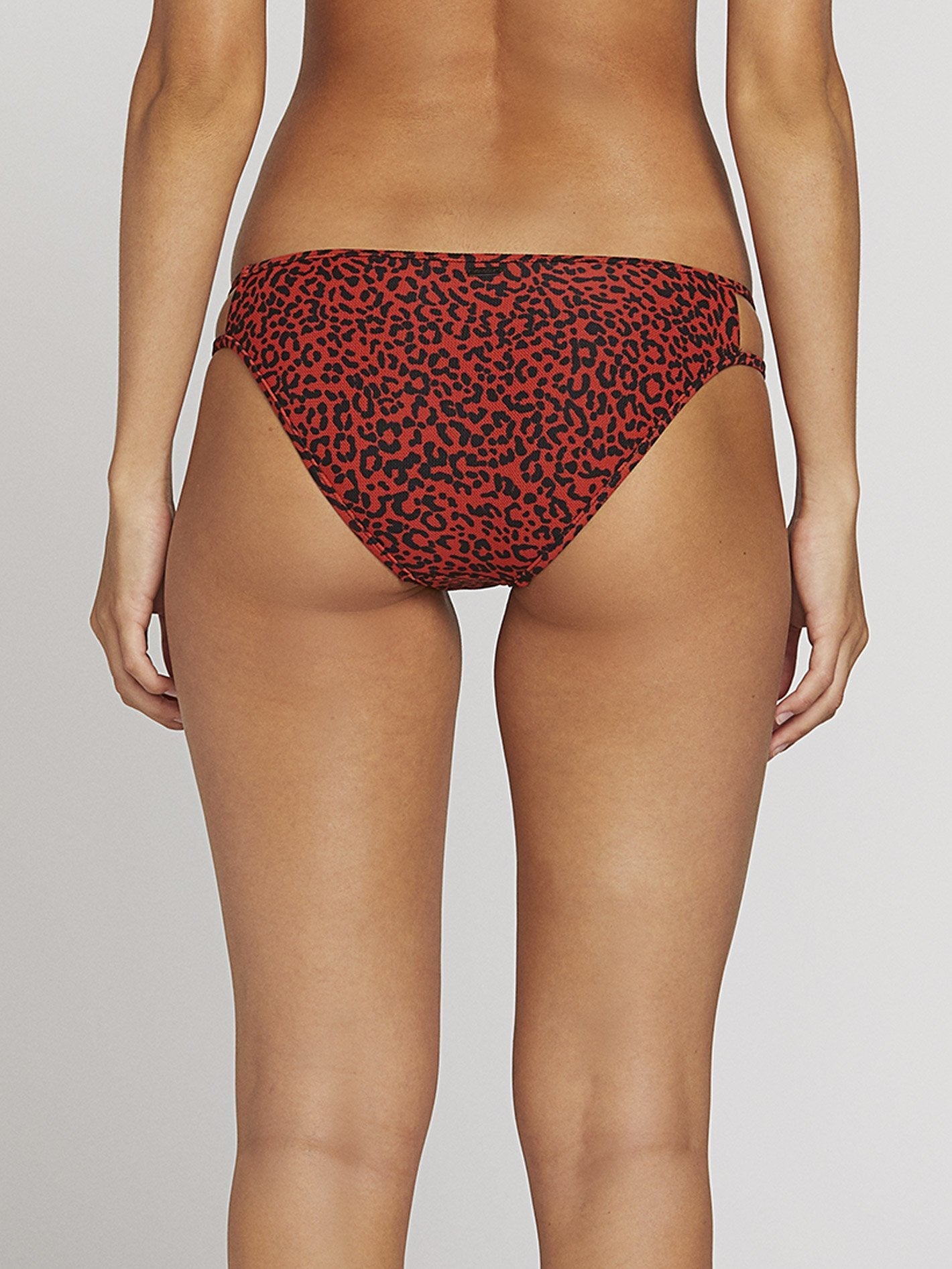 On The Spot Hipster Bikini Bottom - Burnt Red