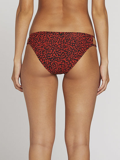 On The Spot Hipster Bikini Bottom - Burnt Red
