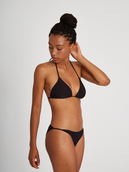 Simply Mesh Skimpy Bikini Bottom - Black