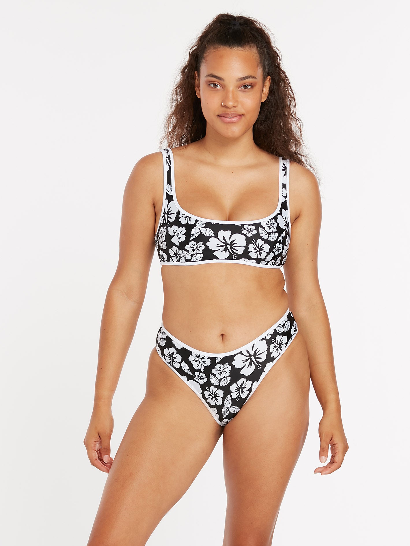 Coco Skimpy Bikini Bottom (Reversible) - BLACK COMBO