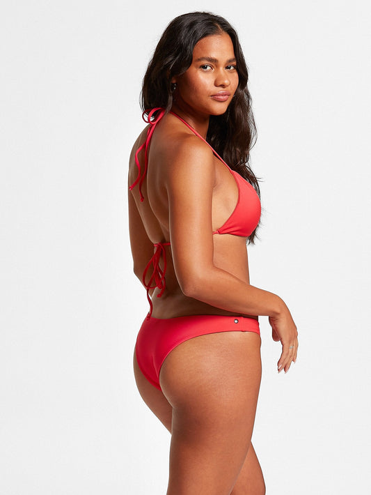 Simply Seamless V Bikini Bottom - True Red