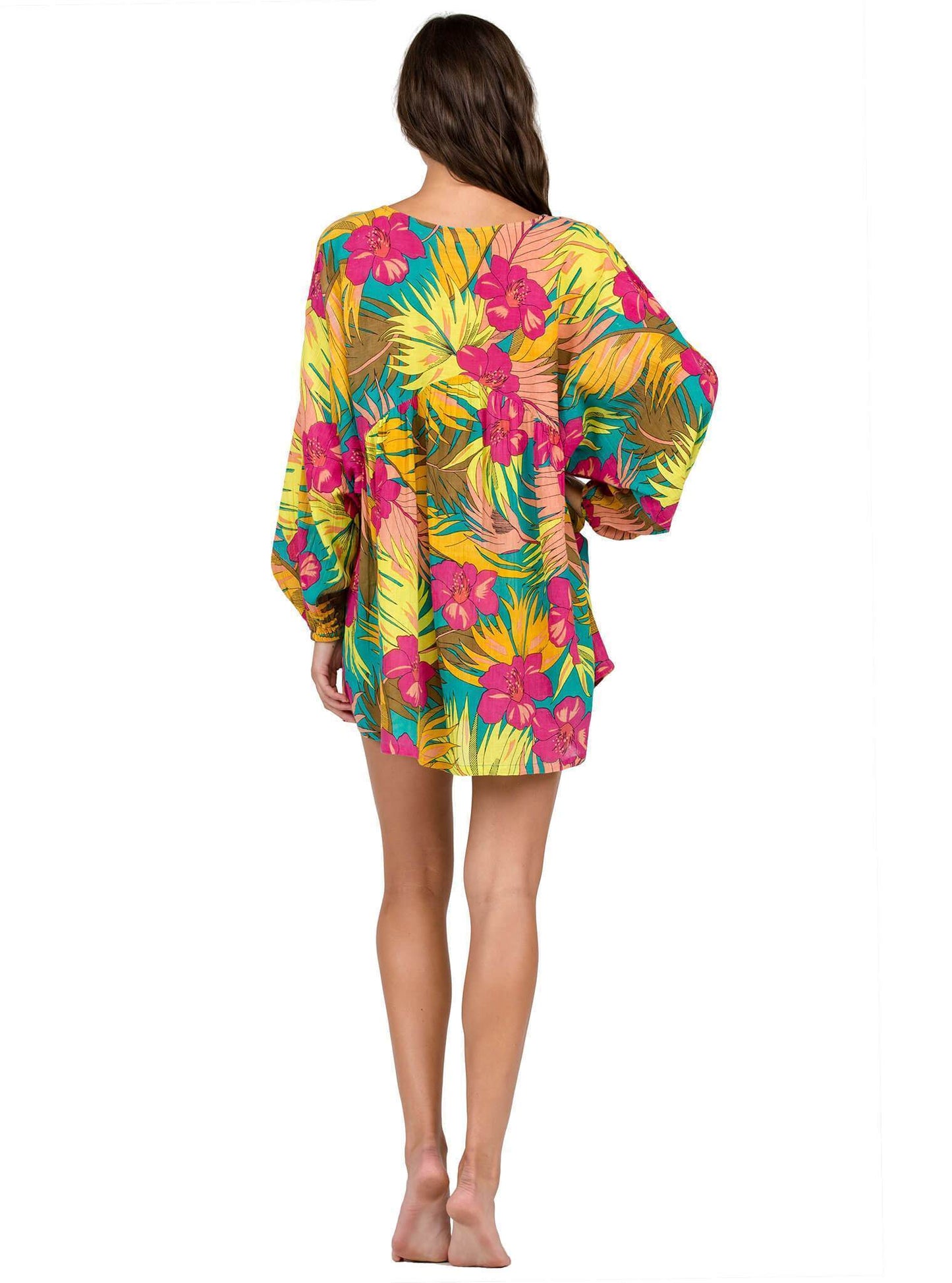 Hot Tropic Kaftan - Teal