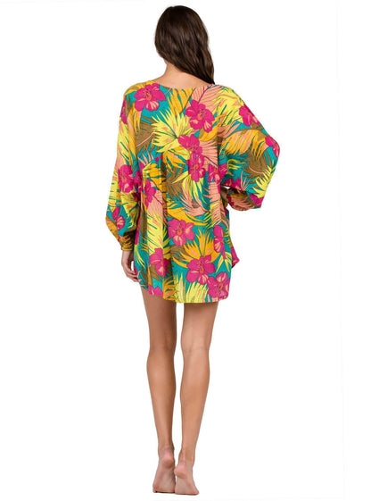 Hot Tropic Kaftan - Teal