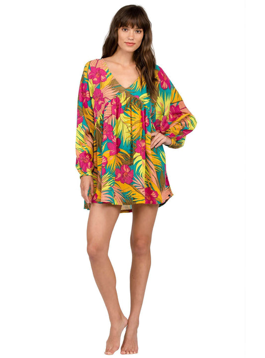 Hot Tropic Kaftan - Teal